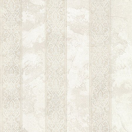Presque Isle Light Grey Regal Stripe Wallpaper
