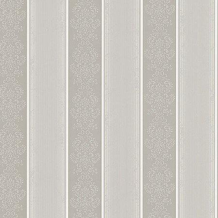 Eastport Pewter Arabelle Stripe Wallpaper