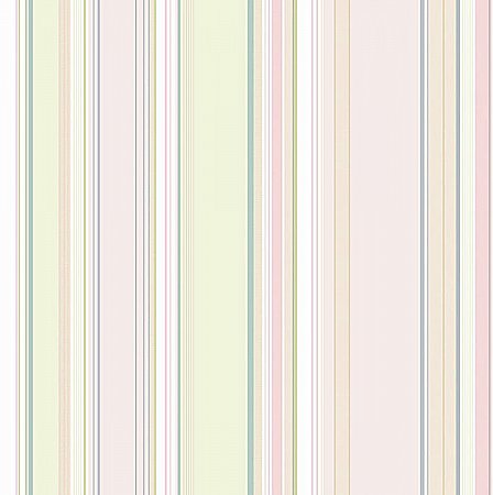 Cape Elizabeth Blush Lookout Stripe Wallpaper