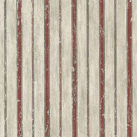 Saco Brick Parker Stripe Wallpaper