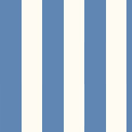 Marina Mariner Blue Marble Stripe Wallpaper