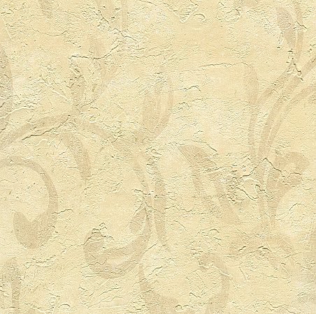 Plume Cafe  Modern Scroll Wallpaper