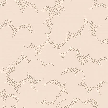 Himmel Blush Abstract Dots Wallpaper