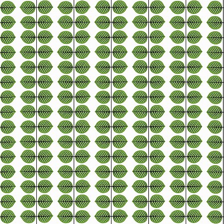 Berså Green Leaf Wallpaper