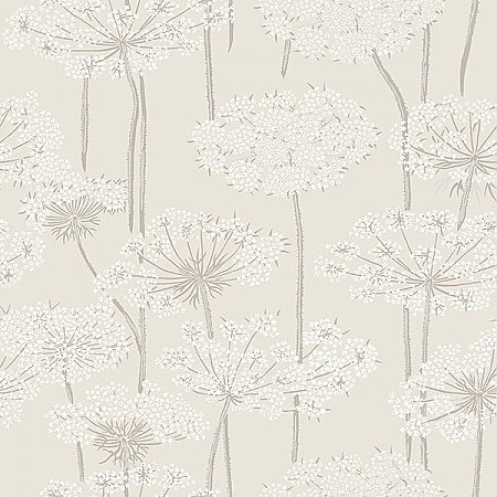 Ingrid Beige Dandelion Meadow Wallpaper
