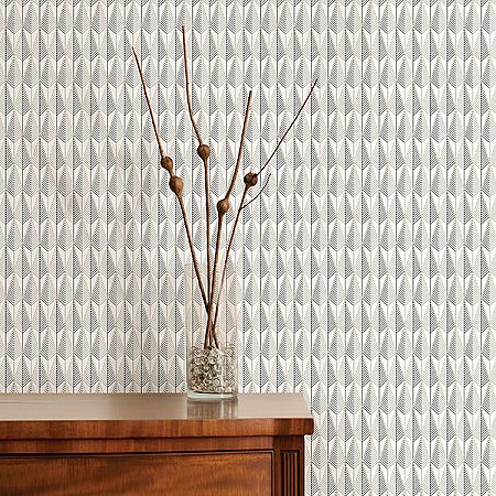 Padma Grey Geometric Texture Wallpaper