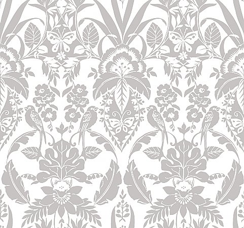 Botanical Damask Wallpaper