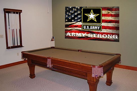 U.S. Army HUGE Peel & Stick CANVAS Poster