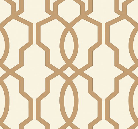 Ashford Geometrics Hourglass Trellis Wallpaper