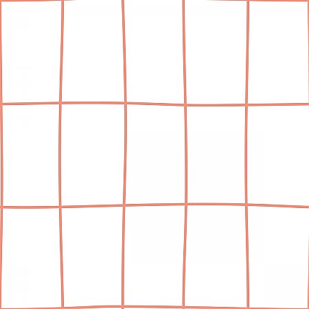Off the Grid Wallpaper - Orange/White