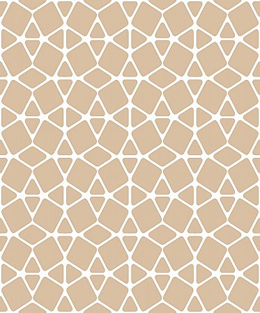 Facet Wallpaper - White/Gold