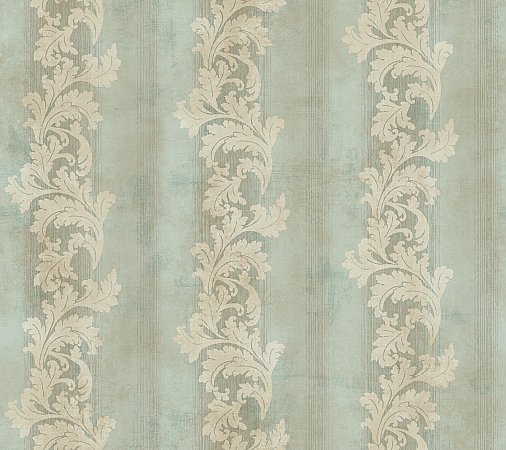 Acanthus Stripe Wallpaper