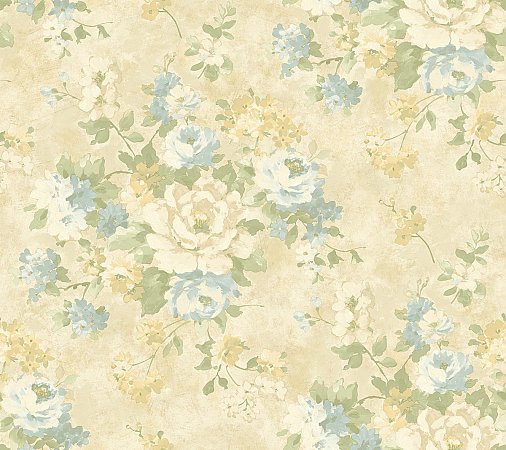 Painterly Bouquet Wallpaper