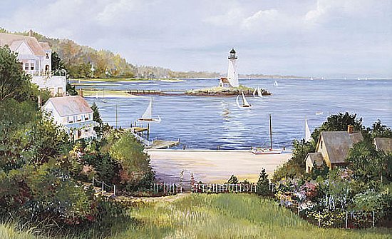 Lighthouse Cove Mural C823 by Environmental Graphics