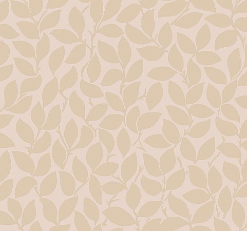 Leaf and Vine Wallpaper - Blush