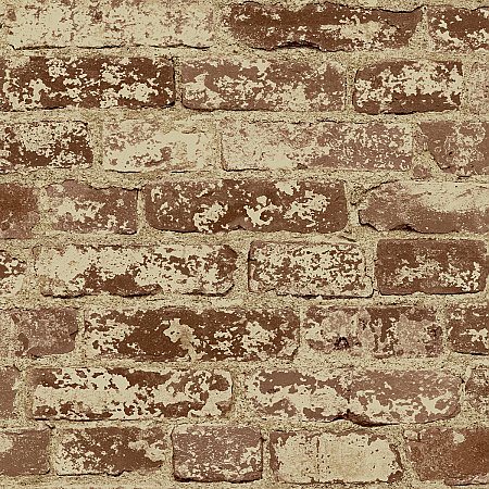 Stuccoed Brick Wallpaper