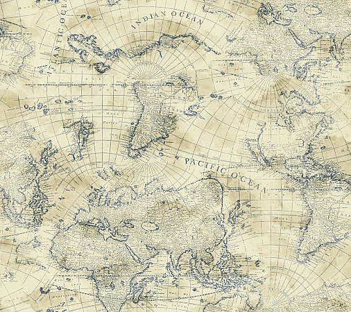 Coastal Map Wallpaper