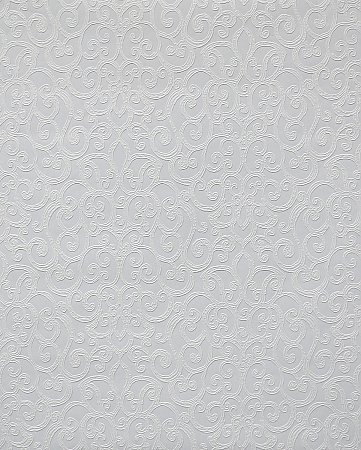 Flared Scroll Paintable Wallpaper