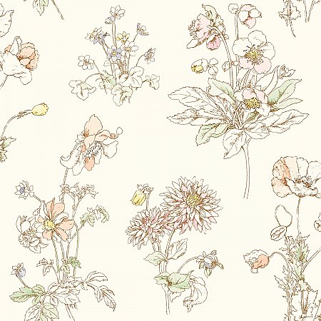 Meadow in Bloom Wallpaper