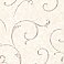 Emilie Grey Scroll Wallpaper