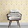 Fusion Yellow Ombre Damask Wallpaper