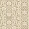 Tianna Brass Ironwork Scroll Wallpaper