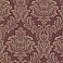 Oldham Burgundy Damask Wallpaper