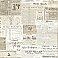 Gazette Khaki Vintage Newsprint Wallpaper