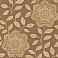 Shirazi Copper Bohemian Floral Wallpaper