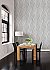 Distinction Charcoal Ogee Wallpaper