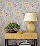 Summer Palace Grey Floral Trail Wallpaper