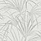 Reed Grey Palm Wallpaper