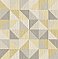 Puzzle Yellow Geometric Wallpaper