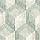 Rustic Wood Tile Green Geometric Wallpaper