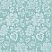 Tivoli Turquoise Floral Wallpaper