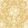 Winsome Mustard Floral Damask Wallpaper
