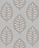 Harstad Grey Leaf Wallpaper