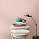Ellington Pink Horizontal Striped Texture Wallpaper