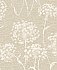 Garvey Taupe Dandelion Wallpaper