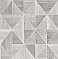 Simpson Light Grey Geometric Wood Wallpaper