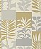 Hammons Gold Block Botanical Wallpaper