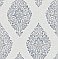 Pascale Light Grey Medallion Wallpaper