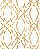 Lisandro Gold Geometric Lattice Wallpaper