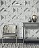 Gulliver Silver Marble Geometric Wallpaper