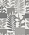 Goneril Grey Botanical Geometric Wallpaper