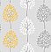 Alder Grey Tree Wallpaper