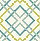 Saltire Emile Turquoise Lattice Wallpaper