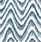 Bargello Blue Faux Grasscloth Wave Wallpaper