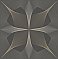 Radius Dark Brown Geometric Wallpaper