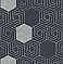 Momentum Navy Geometric Wallpaper